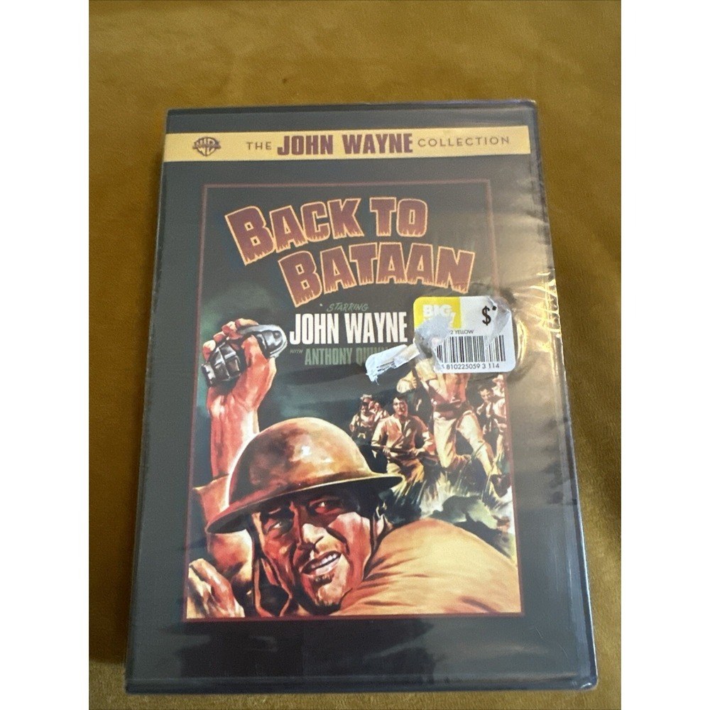 Back to Bataan DVD 1945 John Wayne Anthony Quinn War Drama Movie NEW